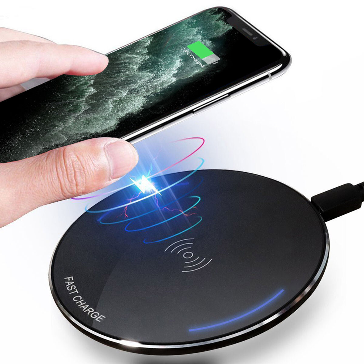 Qi Certified Iphone Plus Wireless Charging Speed Wireless Charger