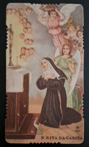 B2  Santino Holy Card - Ediz. GN N* 315 SANTA RITA DA CASCIA - Afbeelding 1 van 2