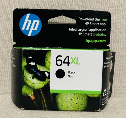 1x Cartuccia Di Inchiostro Nero Per HP 64XL ENVY 7120 7130 7132