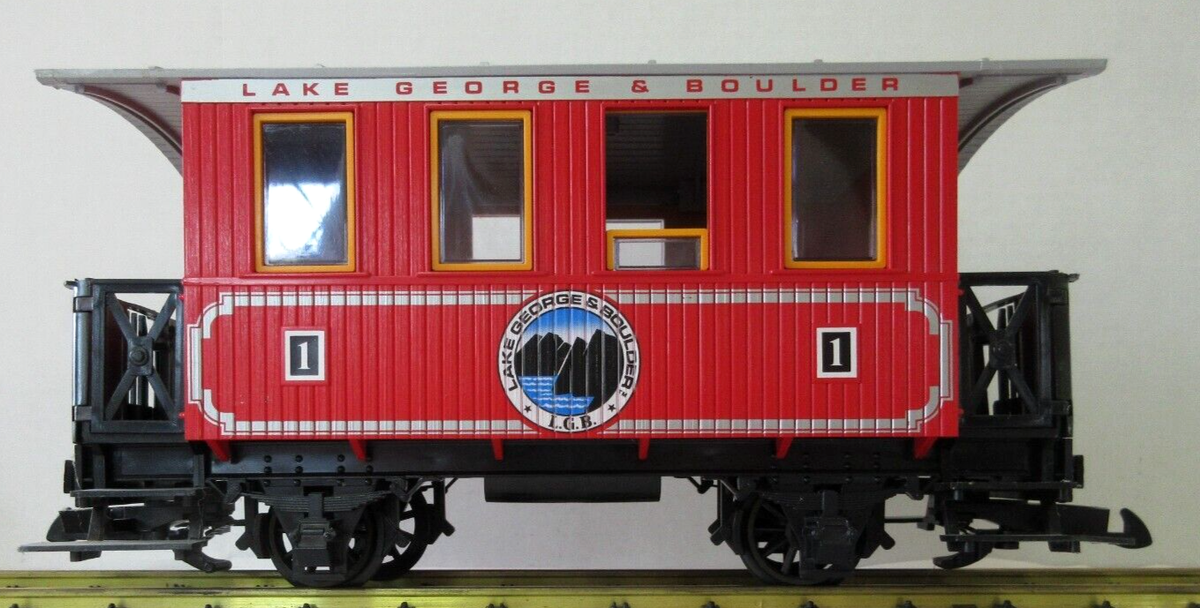 LGB 3306 LAKE GEORGE & BOULDER RED PASSENGER CAR # 1 | eBay
