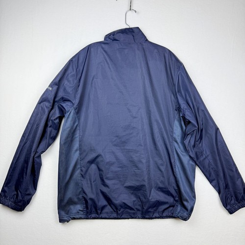 Chicago Bears Vintage Reebok Windbreaker Jacket Soft Shell Size L Mens Navy - Picture 2 of 8