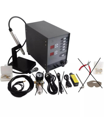 Automatic Spot Welder Pulse Argon Arc Welding Jewelry Welder *READ MISSING PART