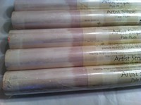 Laura Ashley Pale Plum Artist Stripe Wallpaper X 4 Rolls - Same Batch No Laura Ashley Pale Plum Artist Stripe Wallpaper X 4 Rolls - Same Batch No