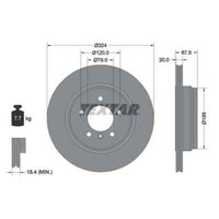 Textar 2X Bremsscheibe 92123103