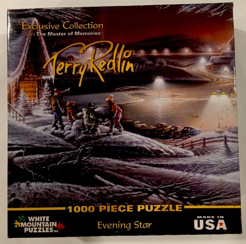 Evening Star Puzzle Master of Memories Terry Redlin 1000 Piece 20x27 Sealed New - Picture 6 of 6