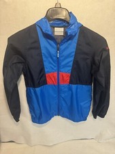 Blue and Red Columbia Wind Breaker Jacket Boys Size Small