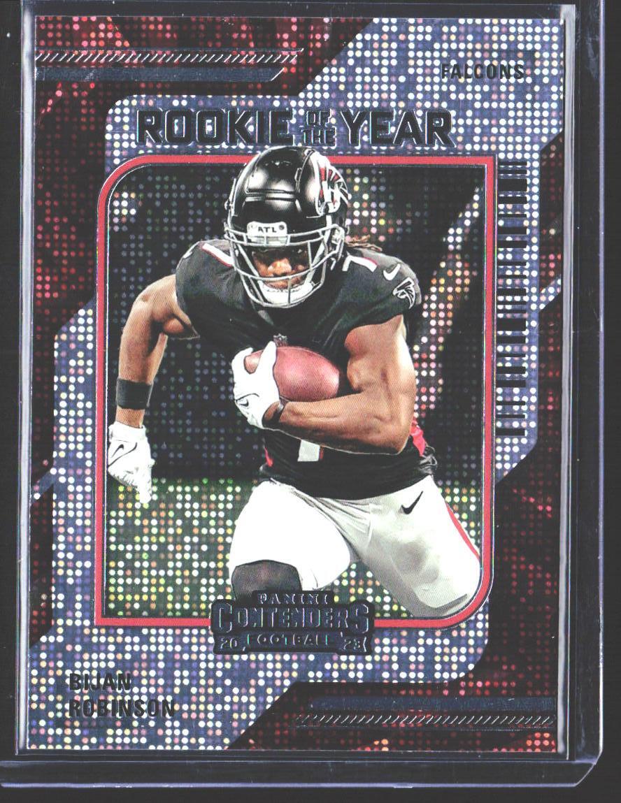 Bijan Robinson 2023 Panini Contenders Rookie of the Year #3 Atlanta Falcons