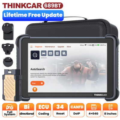2025 Thinkscan 689BT Auto Diagnostic Tool Bi-Directional OBD2 Scanner CANFD&DOIP