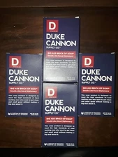 4 bars Duke Cannon Big Ass Brick of Soap 10oz men Smells Like NAVAL DIPLOMACY