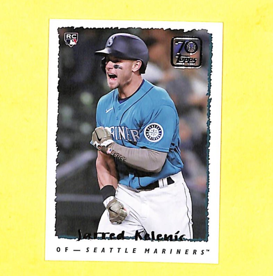 2021 Topps Update Jarred Kelenic 70 Years Of Topps Rookie