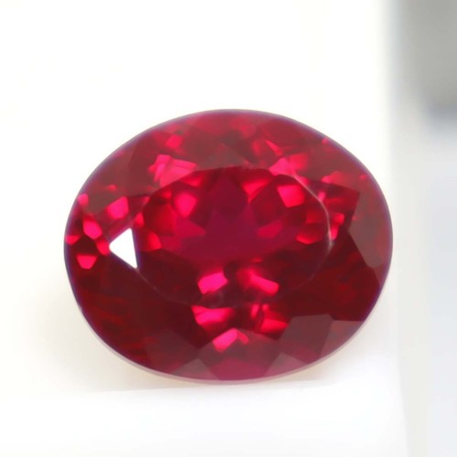 Untreated 5.85 Ct Natural Mozambique Red Ruby Oval Gemstone GIE Certified 1059 - Picture 3 of 9