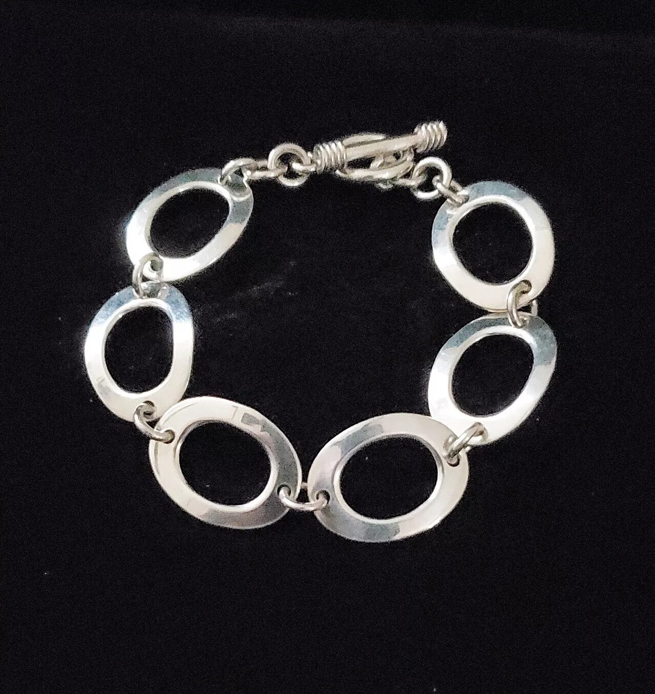 7" Handcrafted Solid Sterling Silver Modernist Co… - image 1