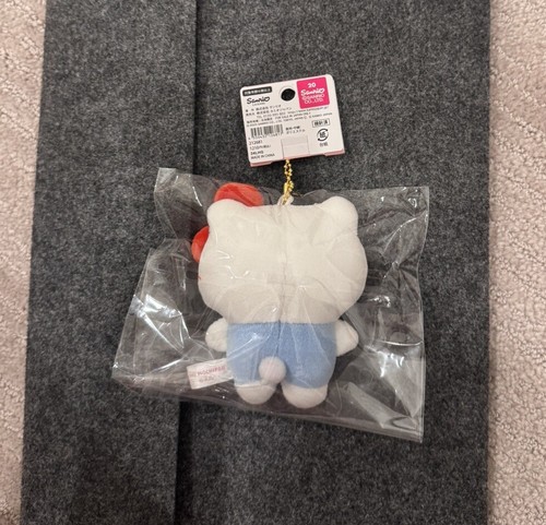 Sanrio x Mochi Mochi Panda Maskottchen Hello Kitty Plüsch - Neu - mitgebracht aus Japan - Bild 2 von 2
