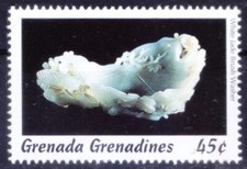 Grenada Gr. 1994 MNH, White Jade Brush washer, Tang Dynasty Art work