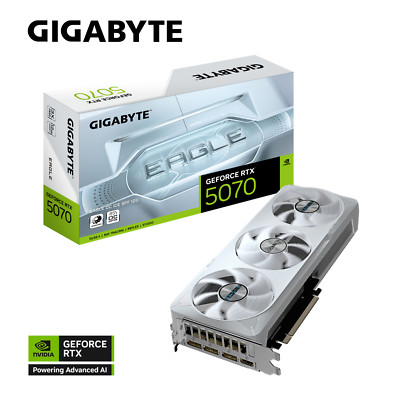 Nvidia GeForce RTX 5070 - GIGABYTE EAGLE OC ICE SFF - 12GB GDDR7 Grafikkarte