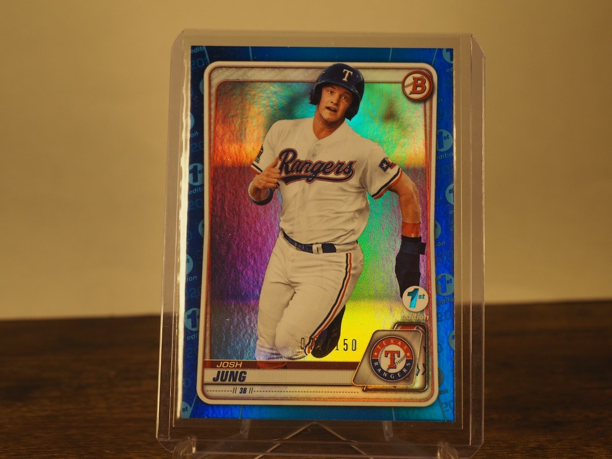 Josh Jung bowman 1st 25枚限定　PSA10 2023 Bowman's Best JOSH JUNG Rangers Orange Refractor #/25