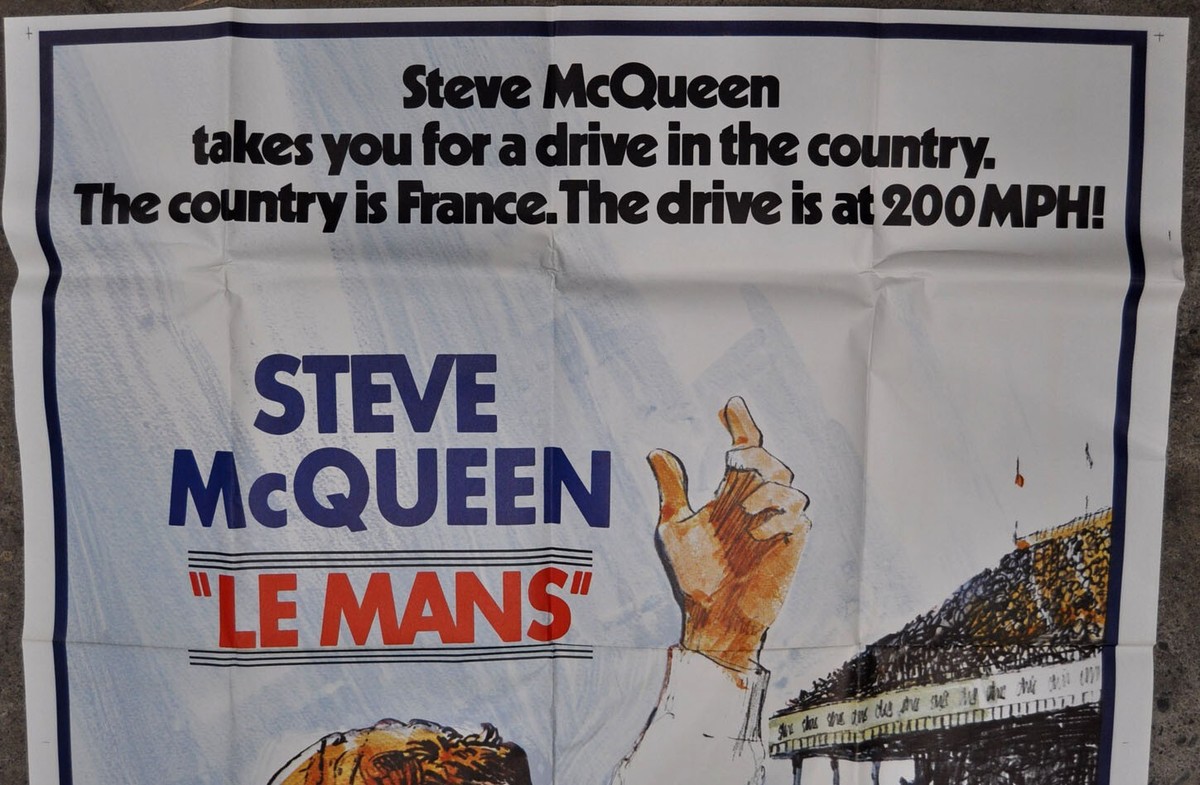 Tappetino Per Mouse Retrò - Steve McQueen Le Mans Classic - 200x240 Mm - Antiscivolo E Lavabile