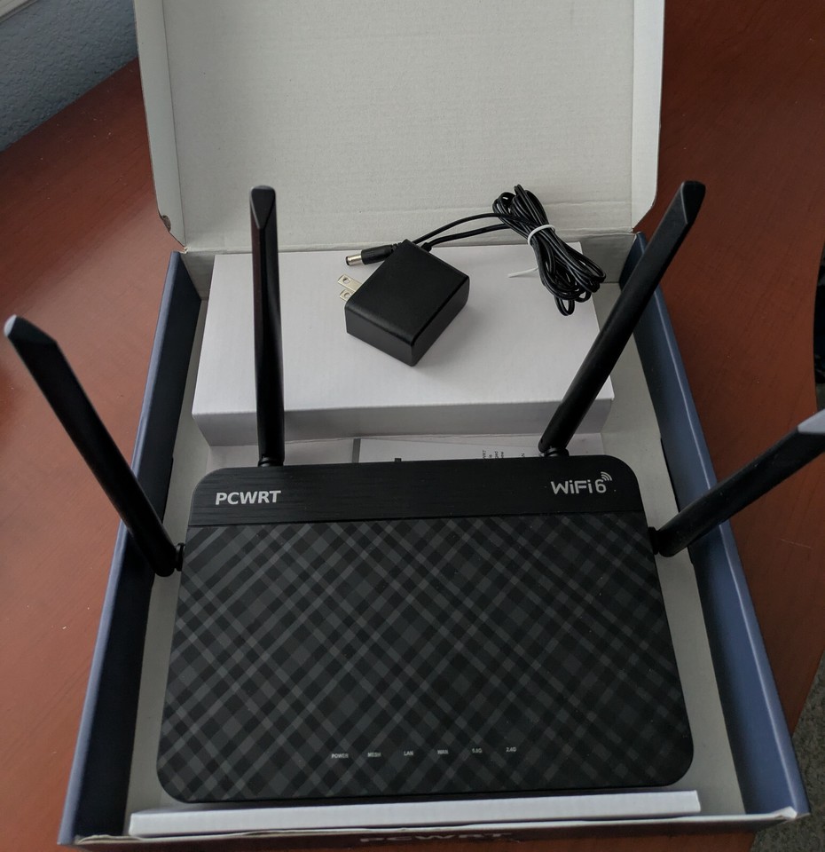 pcWRT Gigabit WiFi 6 Router with VLAN, VPN, Ad Blocking, Parental ...