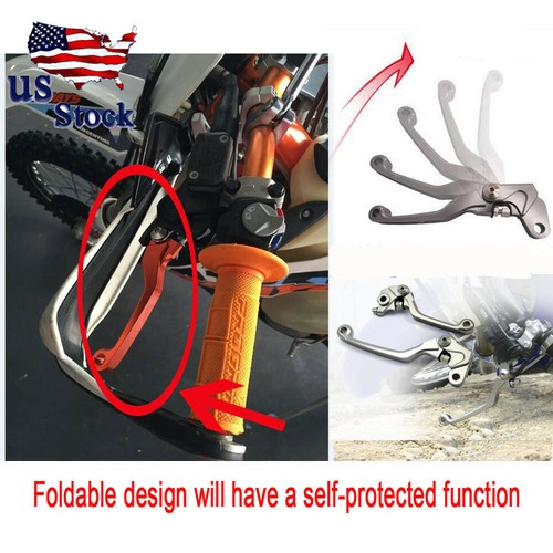 For Yamaha CNC Dirt Bike Brake Clutch Levers YZ250F 2009-2018 YZ426F 2009-2017 - Picture 6 of 7