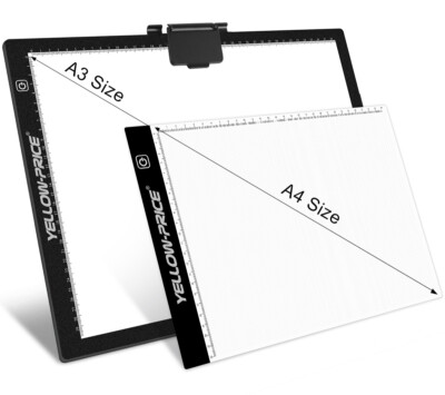 A4 USB Powered LED Light Box Drawing Tracing Light Pad Dimmable Copy Board