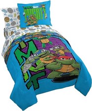 Teenage Mutant Ninja Turtles "Mini Mutants" Kids Reversible Bed Set-AB0C91LX7844