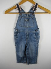 OshKosh B'gosh Denim Bib Overalls Baby Boys Size 24 Months