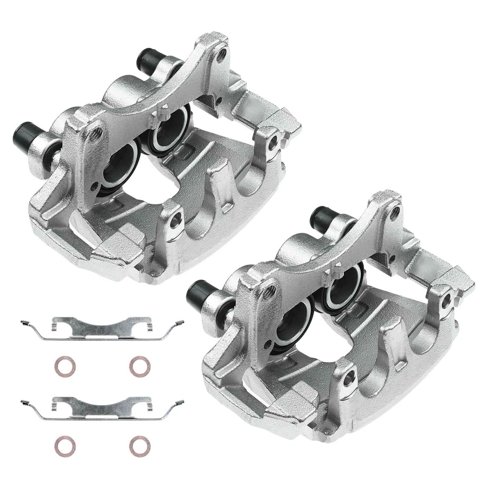2x Pinza de freno de disco delantera con soporte para Ford Edge 15-21 Lincoln MKX 16-18 Foto 2 de 4