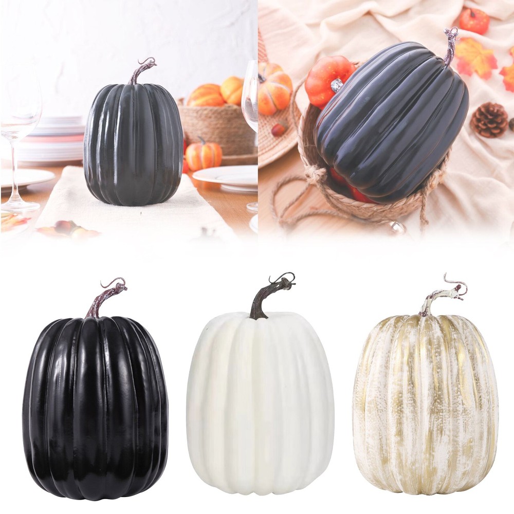Decorative Pumpkins Artificial Pumpkins Faux Pumpkins Halloween Thanksgiving