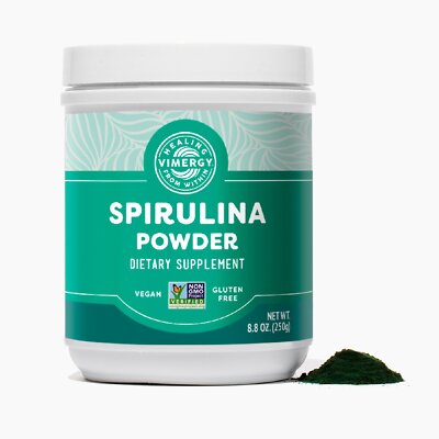Vimergy Natural Spirulina Powder, 83 Servings   Super Greens Powder