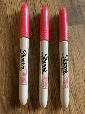 Sharpie Original Classic Fine Point Permanent, METALLIC RUBINROT Kugel (3 Markierungen