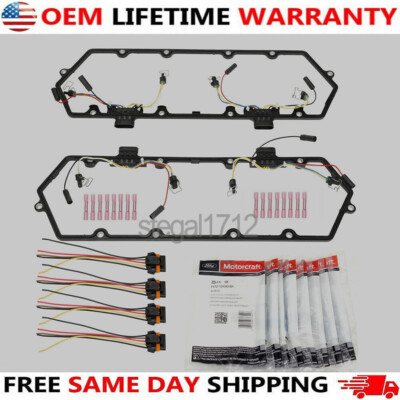 #ad #ad Powerstroke Diesel Valve Cover Gaskets Glow Plugs For 94 97 F0rd 7.3 7.3L OEM US $105.99