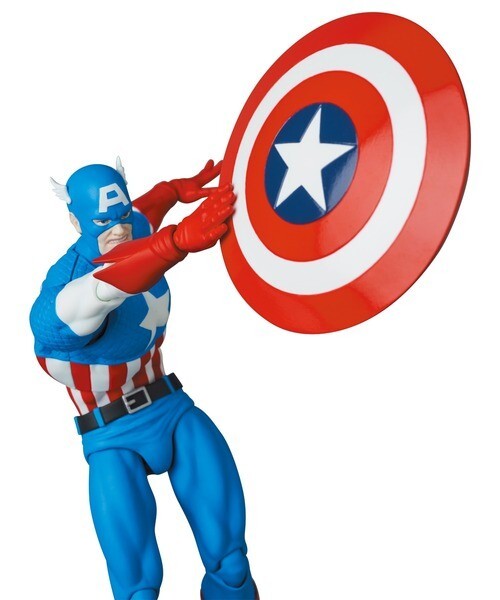 MAFEX No.217 Captain America Comic Ver. Medicom Toy Action Figure
