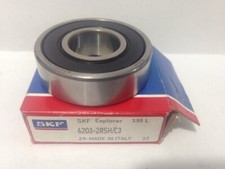 CUSCINETTO 6203 2RSH/C3 ORIGINALE SKF 17X40x12 2rs c3  17 40 12