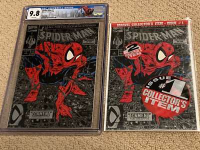Spider-Man 1 Silver CGC 9.8 White (Classic McFarlane Cover