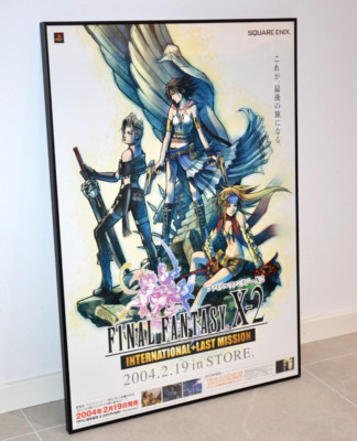 Affiche Officielle Final Fantasy X-2 Squaresoft Sony PS2 Format B2