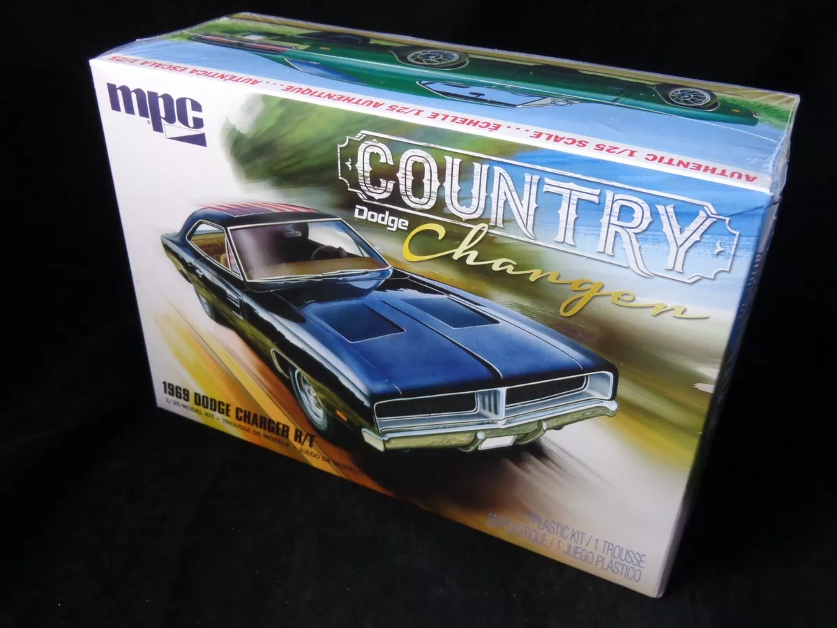 MPC 1969 Country Dodge Charger R T 1 25 Scale Plastic Model Kit NIB
