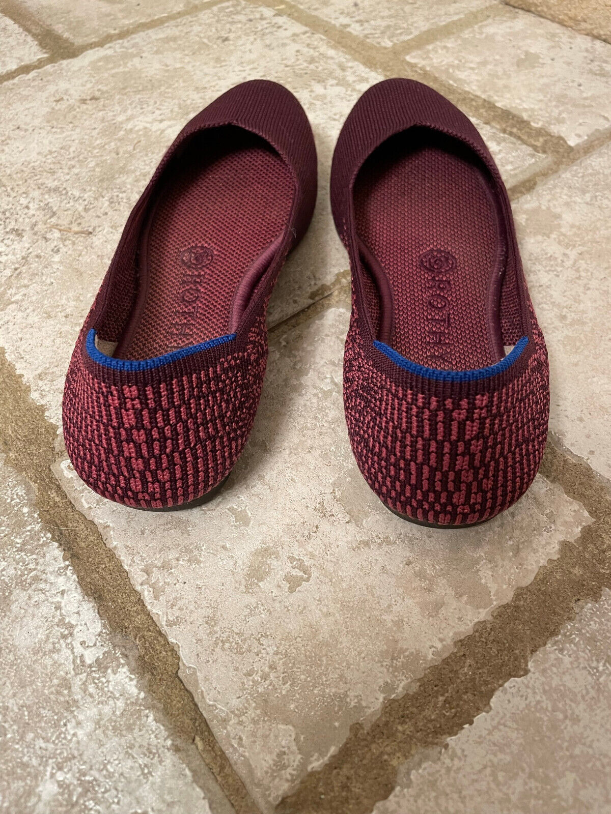 Rothy's The Flat Fig Python Purple Plum Round Toe… - image 4