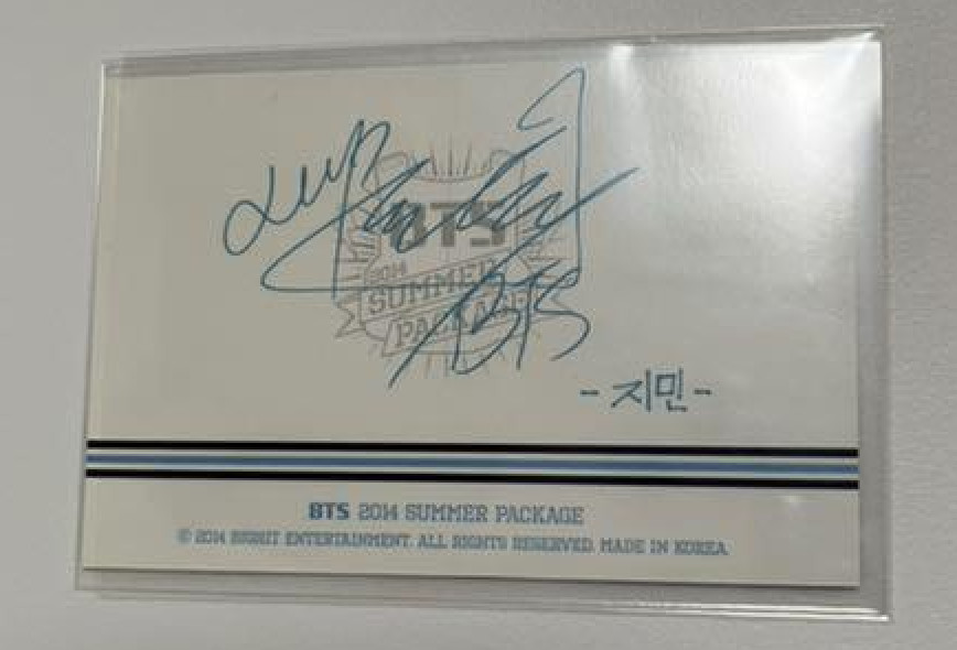 【レア】BTS 2014 SUMMER PACKAGEセット トレカJIMIN BTS Jimin Photocard Official Summer Package 2014 Photo Card