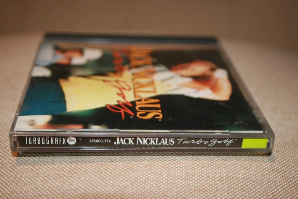 Turbografx CD game Jack Nicklaus Turbo Golf (Turbo Duo) original tested! - Image 2 of 4