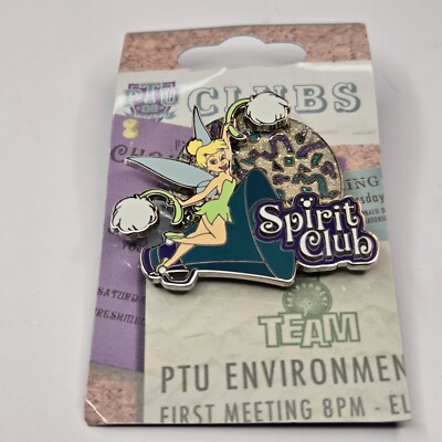 Walt Disney World Disney PTU Clubs Tinker Bell Spirit Club LE Pin