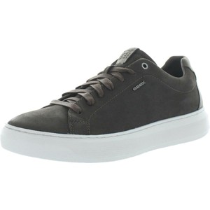 geox white leather trainers