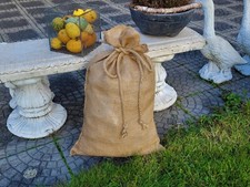 5x Torba Mikołaja Dekoracja świąteczna Torba na prezenty Worek jutowy z zamkniętą liną Worek