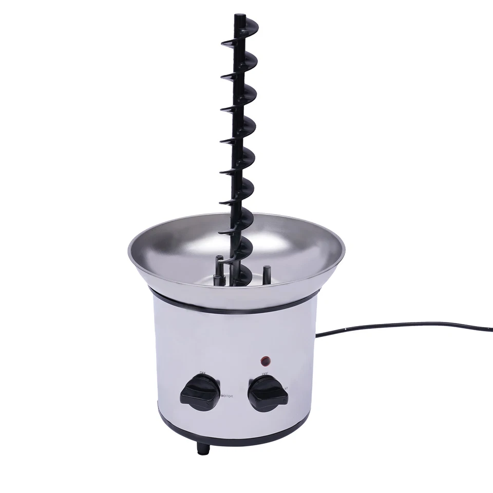 Шоколадный фонтан машина, 4 уровня из нержавеющей стали роскошь кейтеринг сыр каскадное фондю - Изображение 3 из 4