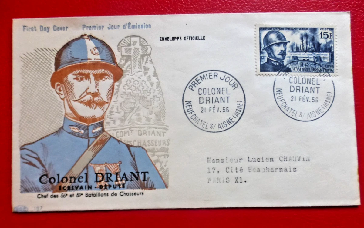 FRANCE 2 Enveloppes A.M.I.S. FDC Bir Hakeim 1992 Timbre 1er
