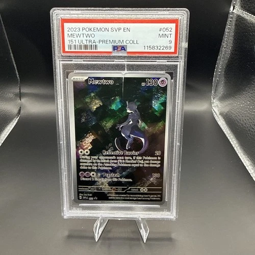 DAMAGED SLAB - Pokemon SVP EN Mewtwo 151 UPC Black Star Promo - PSA 9