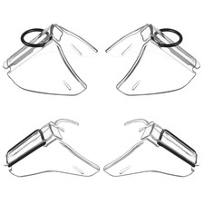 Image of 2 Pairs Pc Side Shield Flap Protective Cover For Eye Glasses Safety