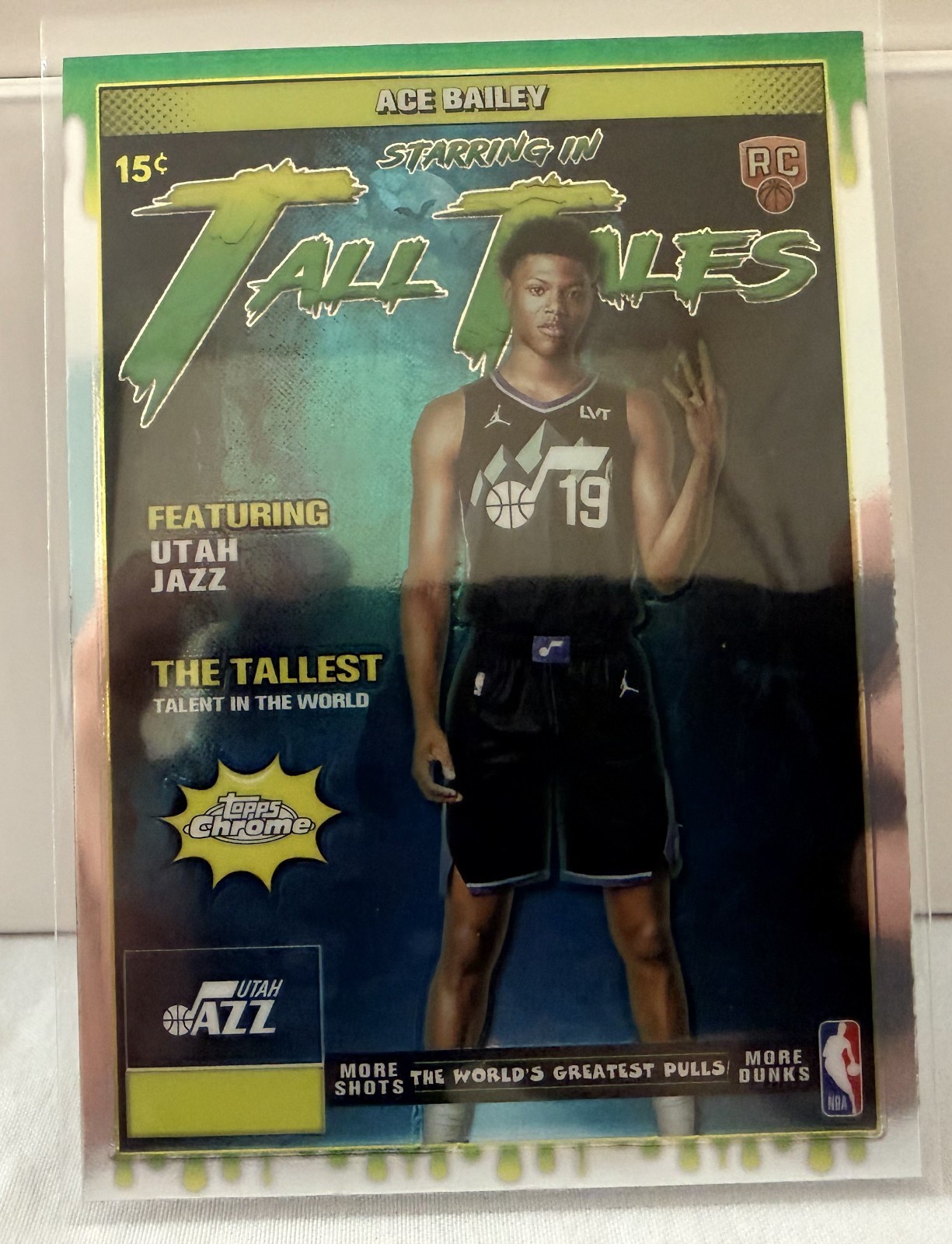 2025-26 Topps Chrome - Tall Tales Ace Bailey #TT-23 (RC)