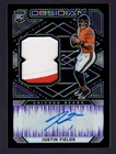 2021 Panini Obsidian Justin Fields RPA Rookie Patch Autograph Auto Card 11/40