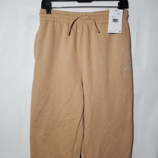 Jordan Sweatpants Boys XL Beige Hemp Fleece Joggers Elastic Cuff Lounge Athletic