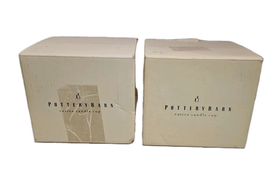 Aplique de pared cromado plateado Pottery Barn portavasos de vidrio votivo x2 con herrajes  Foto 2 de 4